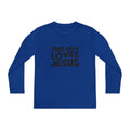 This Boy Loves Jesus Youth Long Sleeve Tshirt