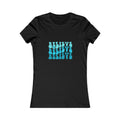Believe Women's Fitted Tshirt (Teal Logo)