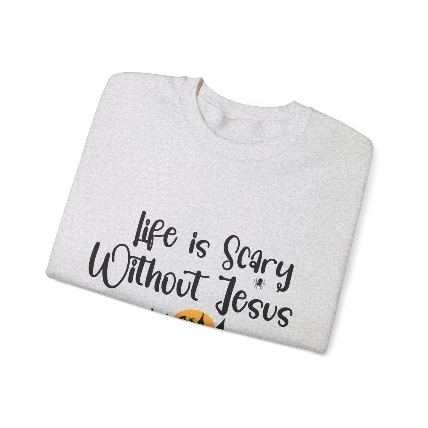 Life is Scary Women's Relaxed Sweatshirt - Sweet Baby Jeez Teez