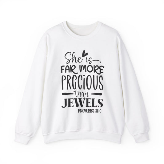 Far More Precious Women's Relaxed Sweatshirt - Sweet Baby Jeez Teez