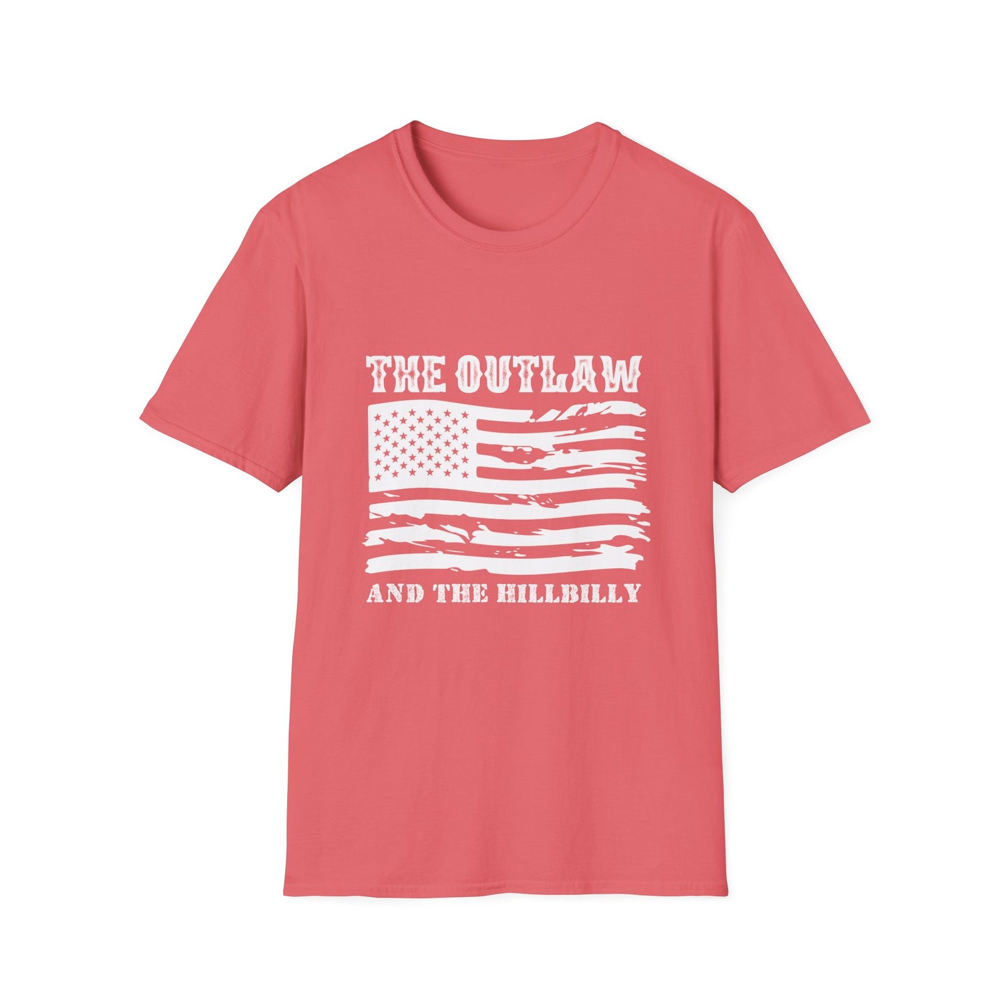 Outlaw Women's Relaxed/Plus Tshirt (White Logo) - Sweet Baby Jeez Teez