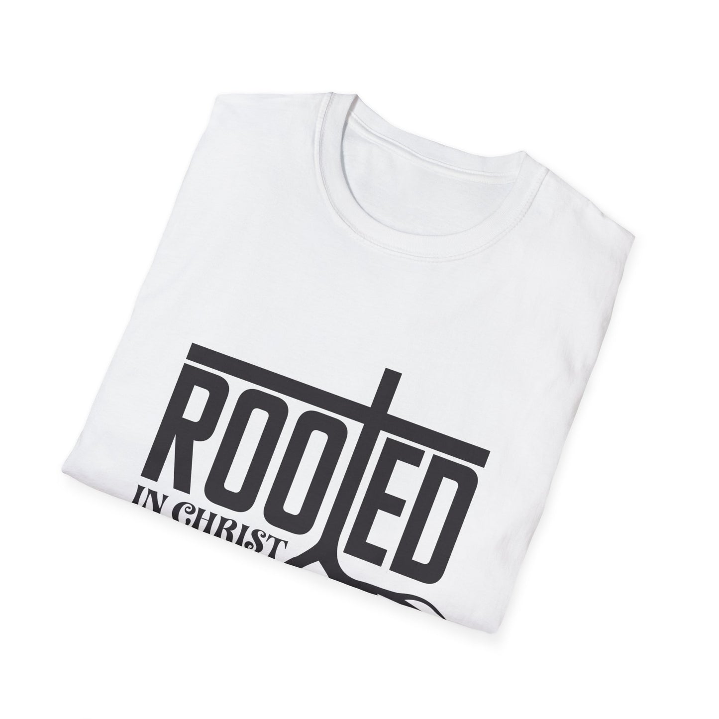 Rooted Men's Tshirt (Black Logo)