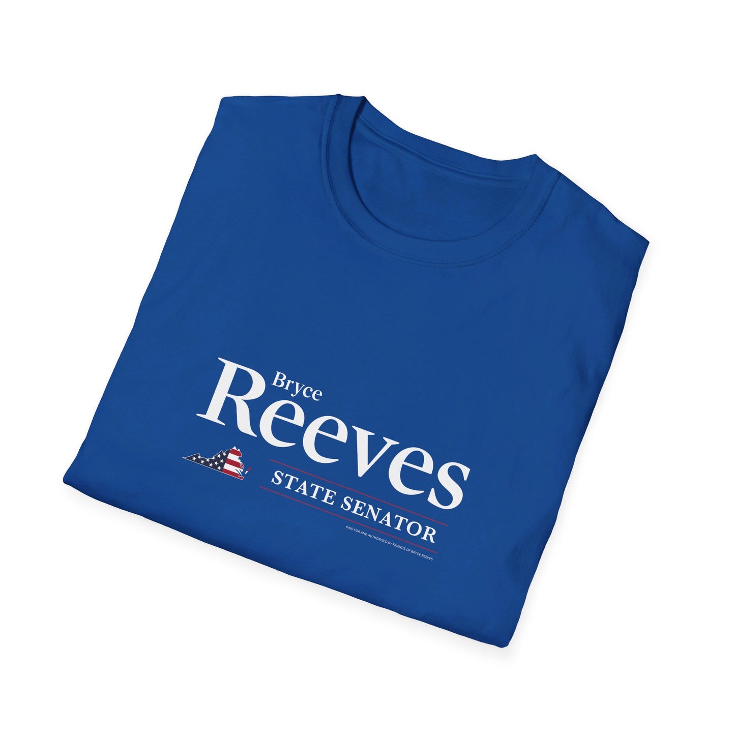 Senator Bryce Reeves Unisex Soft Tshirt (White Logo) - Sweet Baby Jeez Teez