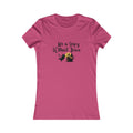 Life is Scary Women's Fitted Tshirt - Sweet Baby Jeez Teez