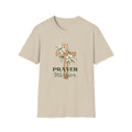 Prayer Warrior Women's Relaxed/Plus Tshirt (Lillies Logo)