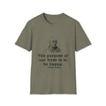 Purpose of Life Men's Tshirt (IW Black Logo) - Sweet Baby Jeez Teez