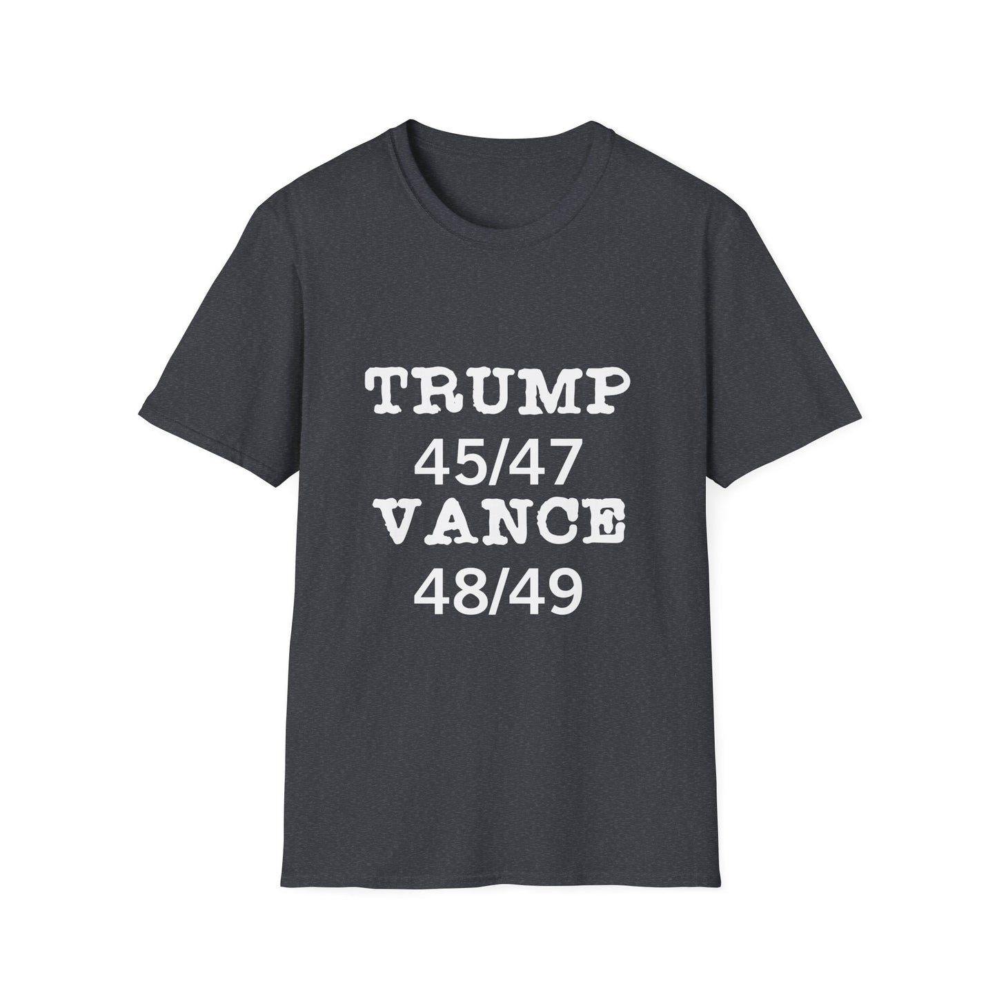 Trump/Vance Men's Tshirt (White Logo) - Sweet Baby Jeez Teez