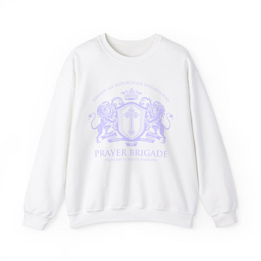 ARS Prayer Brigade Unisex Sweatshirt (Pink with Lilac Logo)