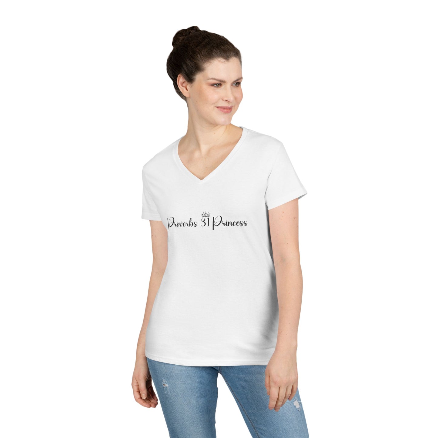 Proverbs 31 Princess Women's Semi-Fitted  V-neck Tshirt