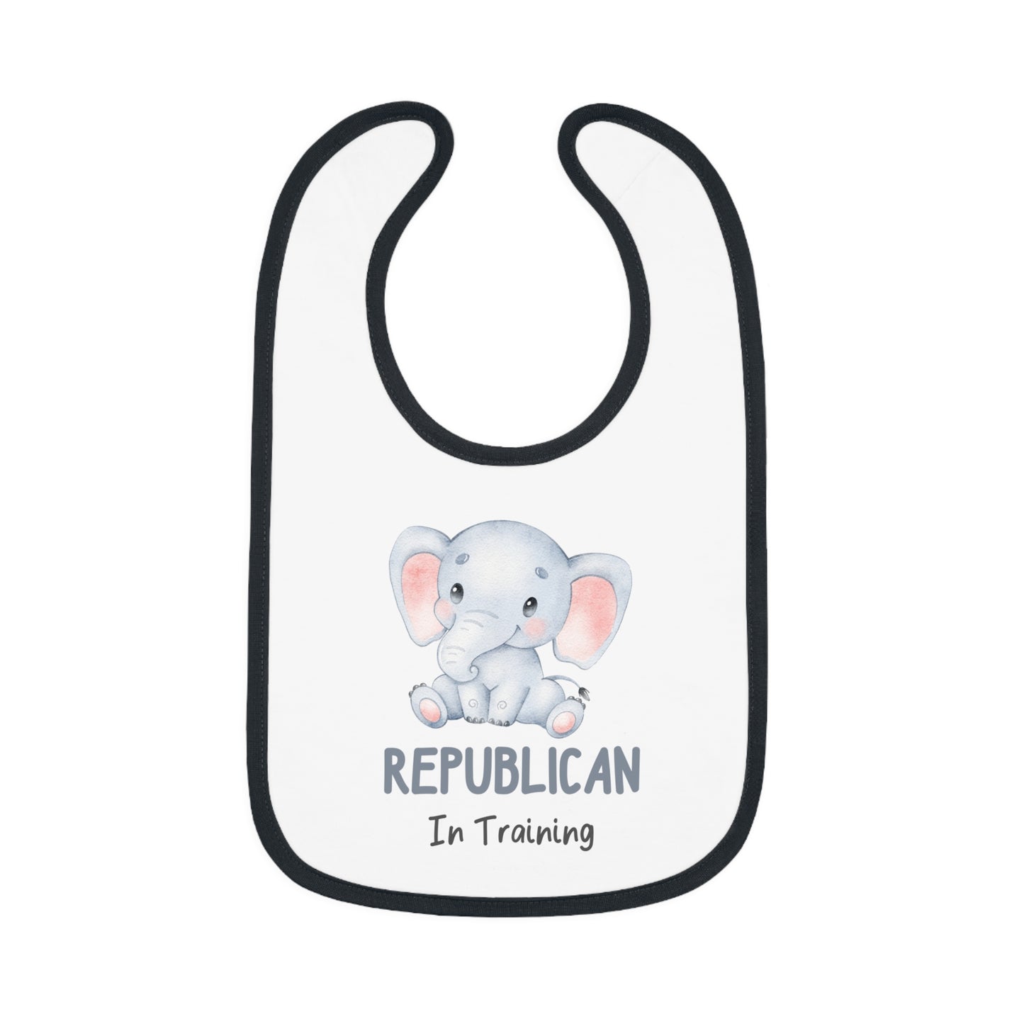 R in Training Baby Bib (Cartoon Logo) - Sweet Baby Jeez Teez