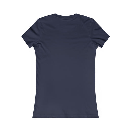 Elephant in the Room Women's Fitted Tshirt, Navy