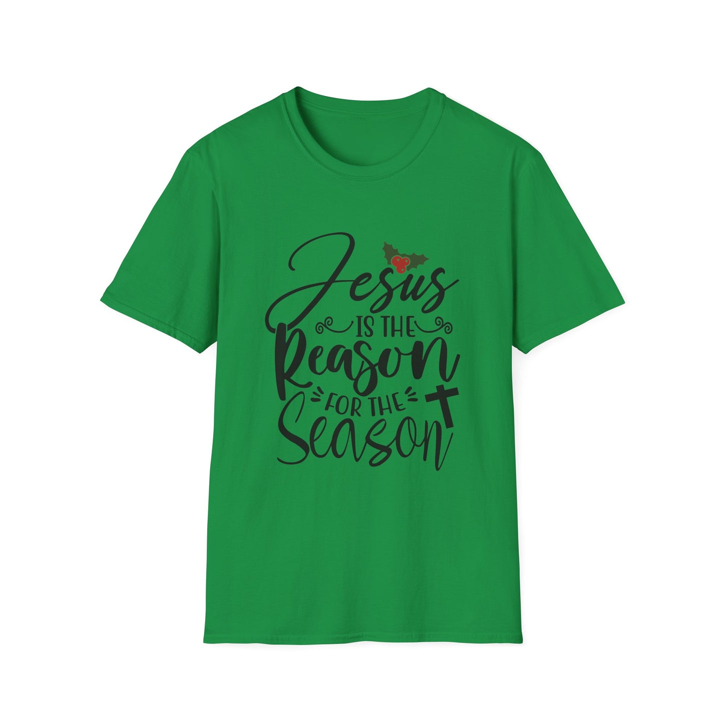 Jesus is the Reason Unisex Tshirt (Holly Logo)