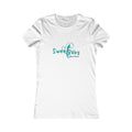 Sweet Baby Jeez Teez Women's Fitted Tshirt (Teal Logo)