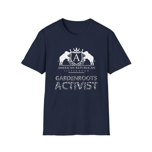 Gardenroots Activist Women's Relaxed/Plus Tshirt (ARS White Logo) - Sweet Baby Jeez Teez