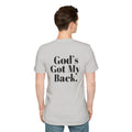 God's Got My Back Men's Tshirt (Black Logo)
