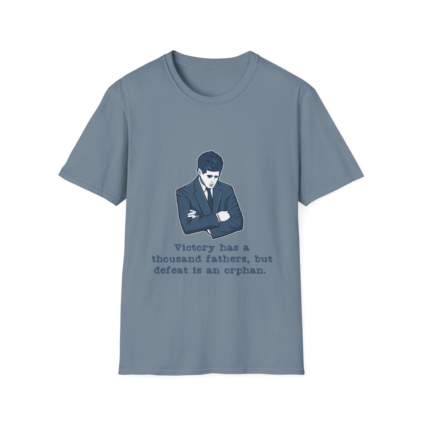 JFK Thousand Fathers Men's Tshirt (IW Blues Logo) - Sweet Baby Jeez Teez