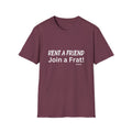 Rent a Friend Men's Tshirt (AGGIE - White Logo)