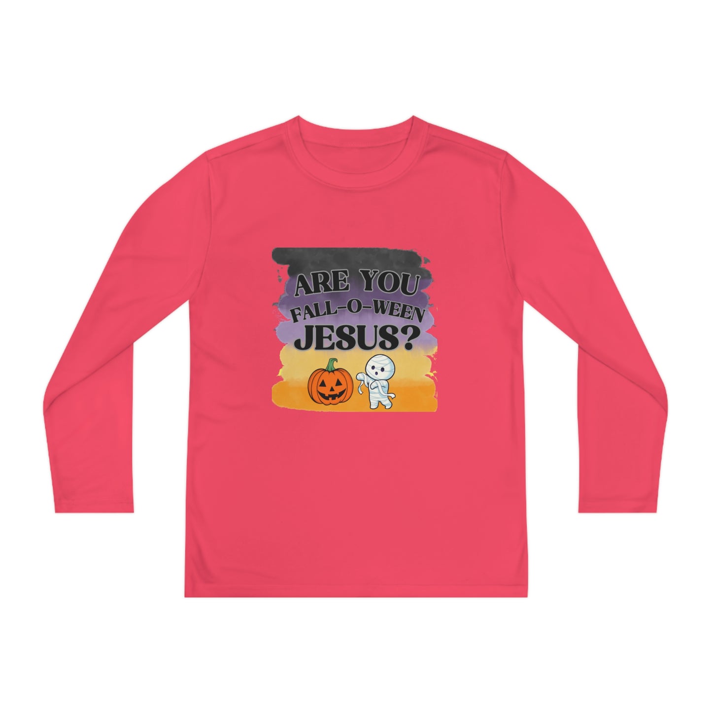 Fall-O-Ween Kids Unisex Long Sleeve Tshirt - Sweet Baby Jeez Teez