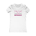 Pretty Girls Women's Fitted Tshirt (Pink/Black Logo) - Sweet Baby Jeez Teez