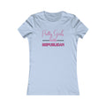 Pretty Girls Women's Fitted Tshirt (Pink/Black Logo) - Sweet Baby Jeez Teez