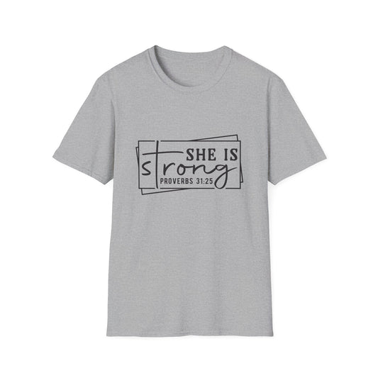 She is Strong Women's Relaxed/Plus Tshirt (Box Logo)