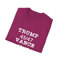 Trump/Vance Women's Relaxed/Plus Tshirt (White Logo) - Sweet Baby Jeez Teez