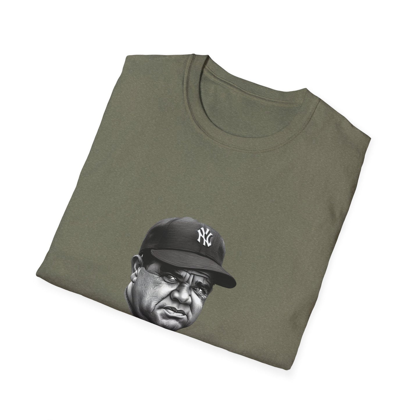 Strike Out Babe Ruth Men's Tshirt (IW Grayscale Logo)