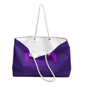 ARS Logo Purple Weekender Bag (ARS - Hot Pink Logo)