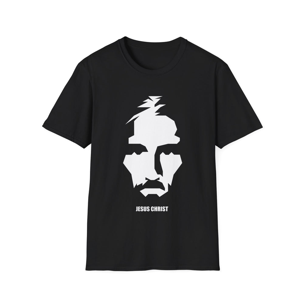 Jesus Portrait Men's Tshirt (Contemporary Logo)