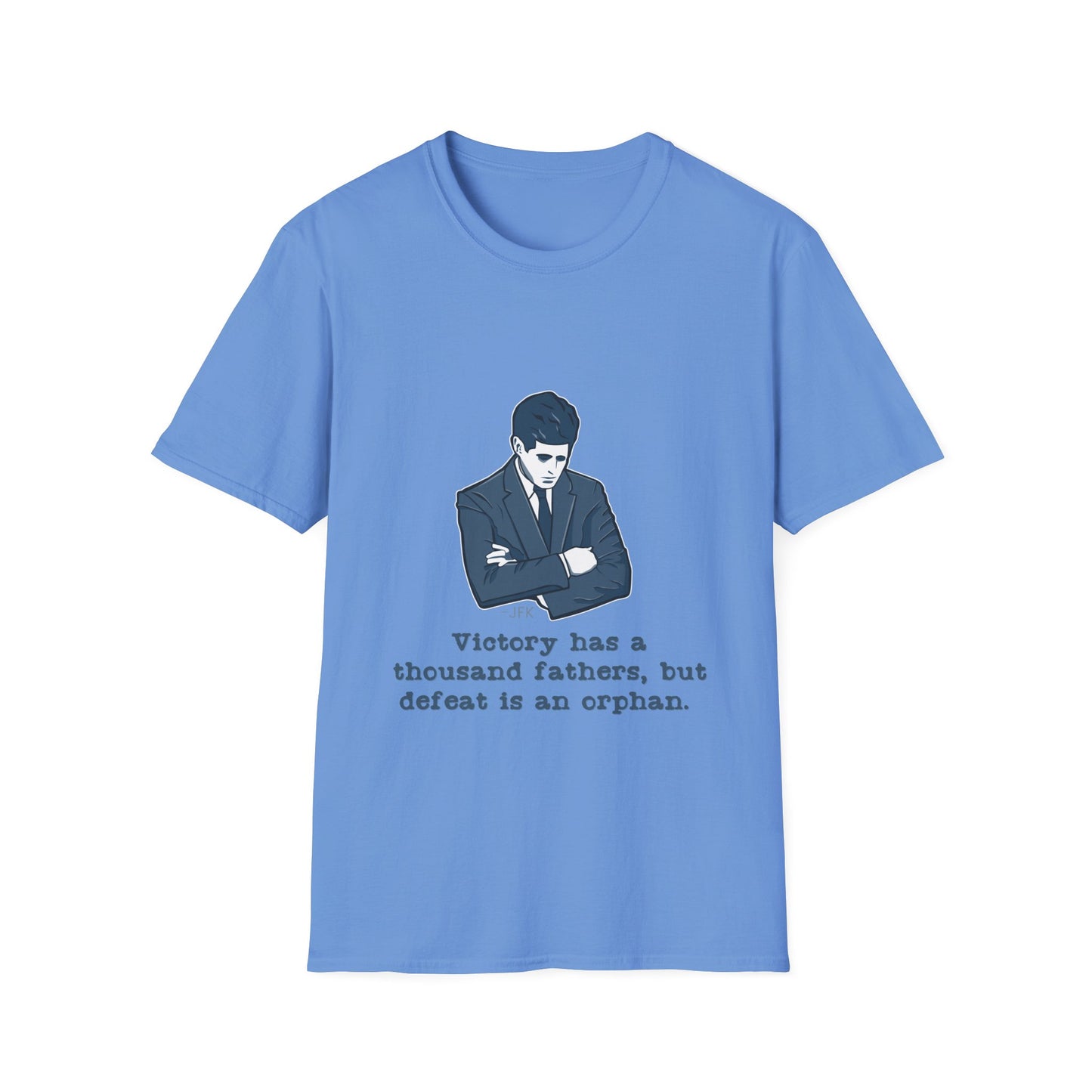 JFK Thousand Fathers Men's Tshirt (IW Blues Logo) - Sweet Baby Jeez Teez