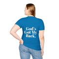 God's Got My Back Women's Relaxed/Plus Tshirt (White Back Logo) - Sweet Baby Jeez Teez