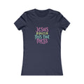 Hot Mess Womens Fitted Tshirt (Multi Logo) - Sweet Baby Jeez Teez