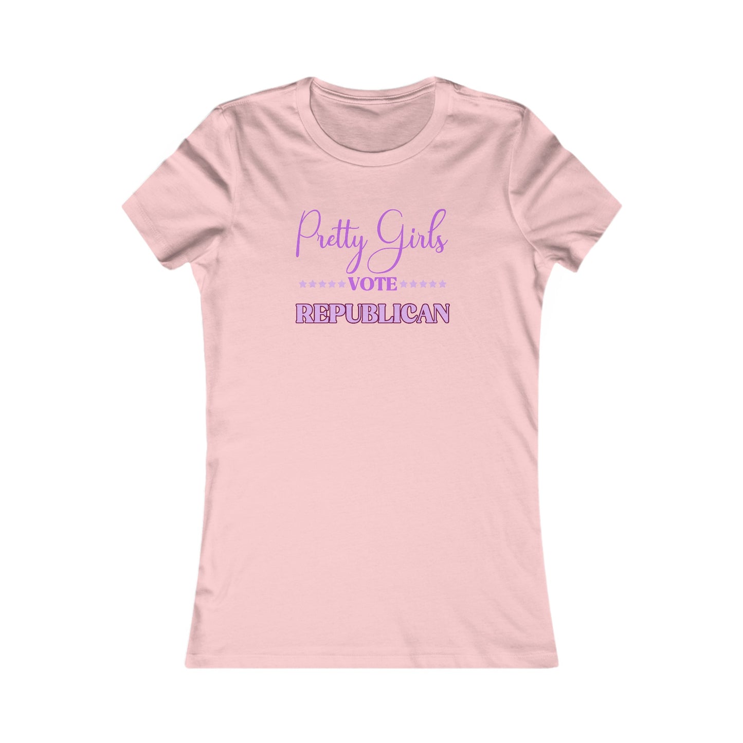 Pretty Girls Fitted Women's Tshirt (Purples Logo) - Sweet Baby Jeez Teez