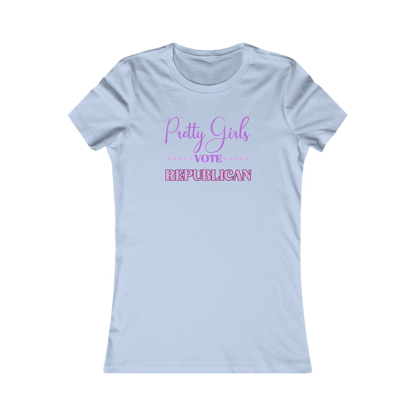 Pretty Girls Fitted Women's Tshirt (Purples Logo) - Sweet Baby Jeez Teez