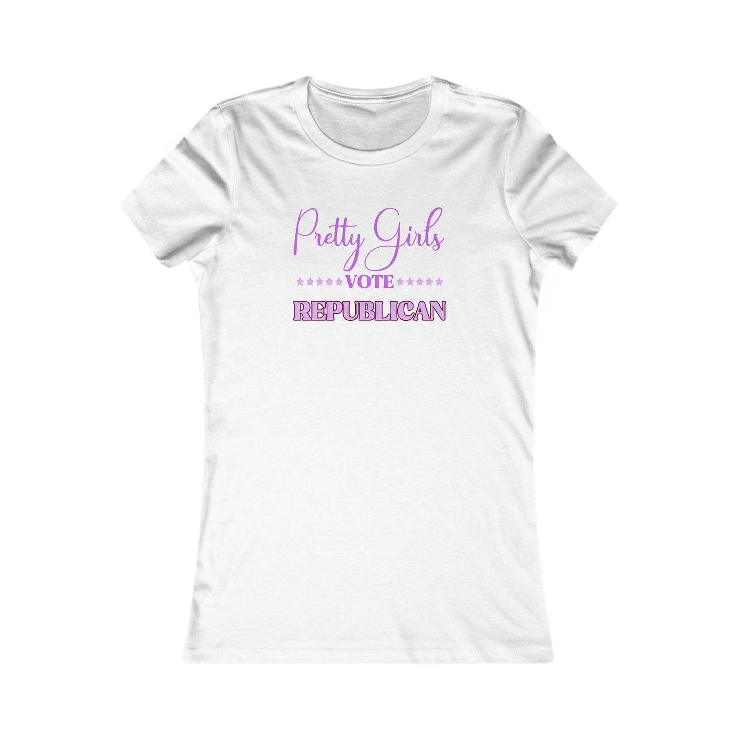 Pretty Girls Fitted Women's Tshirt (Purples Logo) - Sweet Baby Jeez Teez