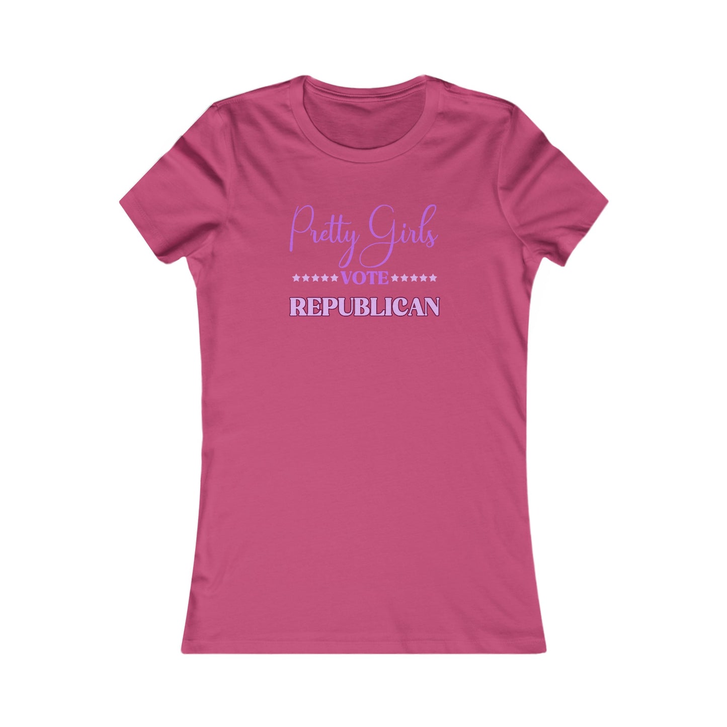 Pretty Girls Fitted Women's Tshirt (Purples Logo) - Sweet Baby Jeez Teez