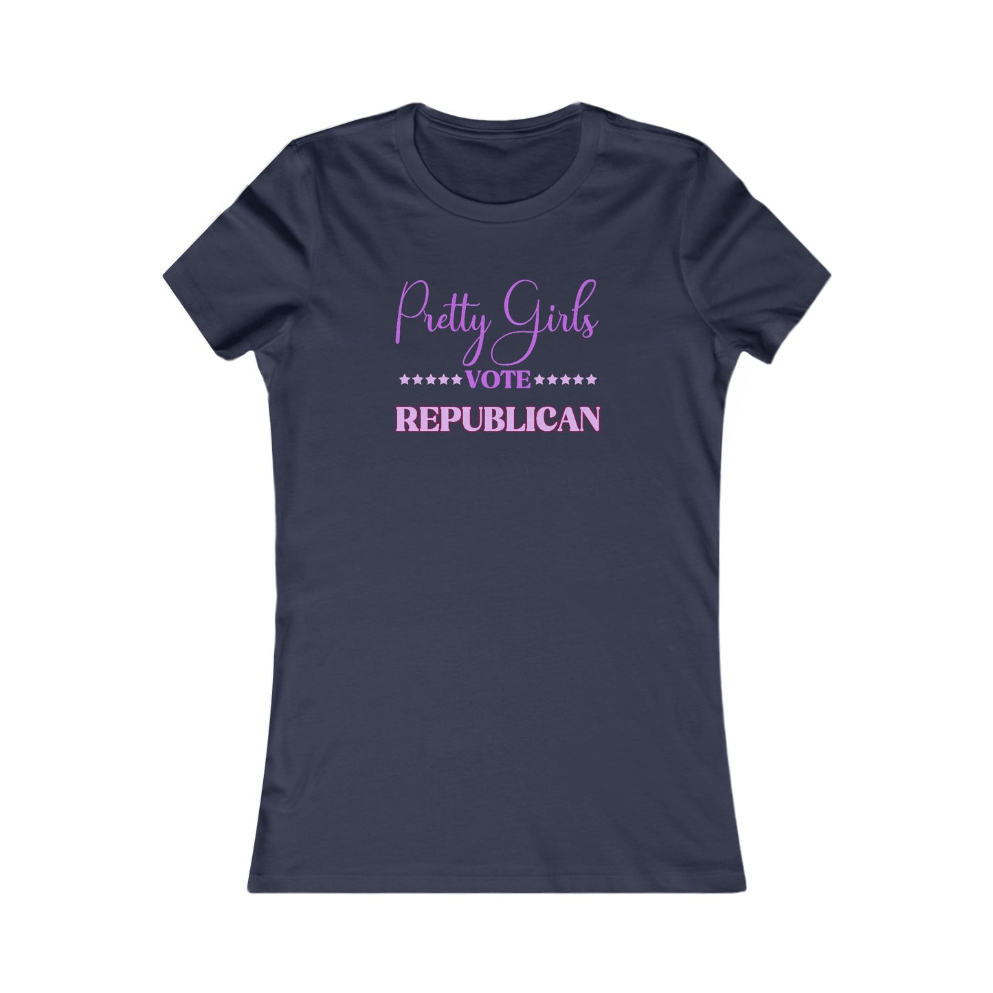 Pretty Girls Fitted Women's Tshirt (Purples Logo) - Sweet Baby Jeez Teez