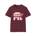 Raised Right Men's Tshirt (White Logo) - Sweet Baby Jeez Teez