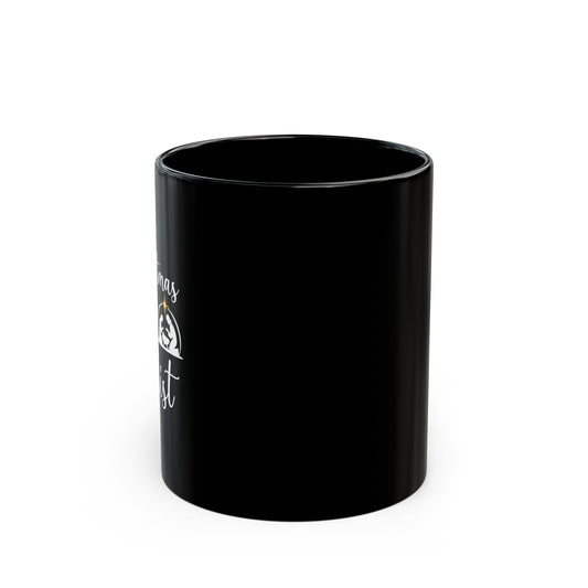 Christmas Begins with Christ Black Mug (11oz, 15oz)