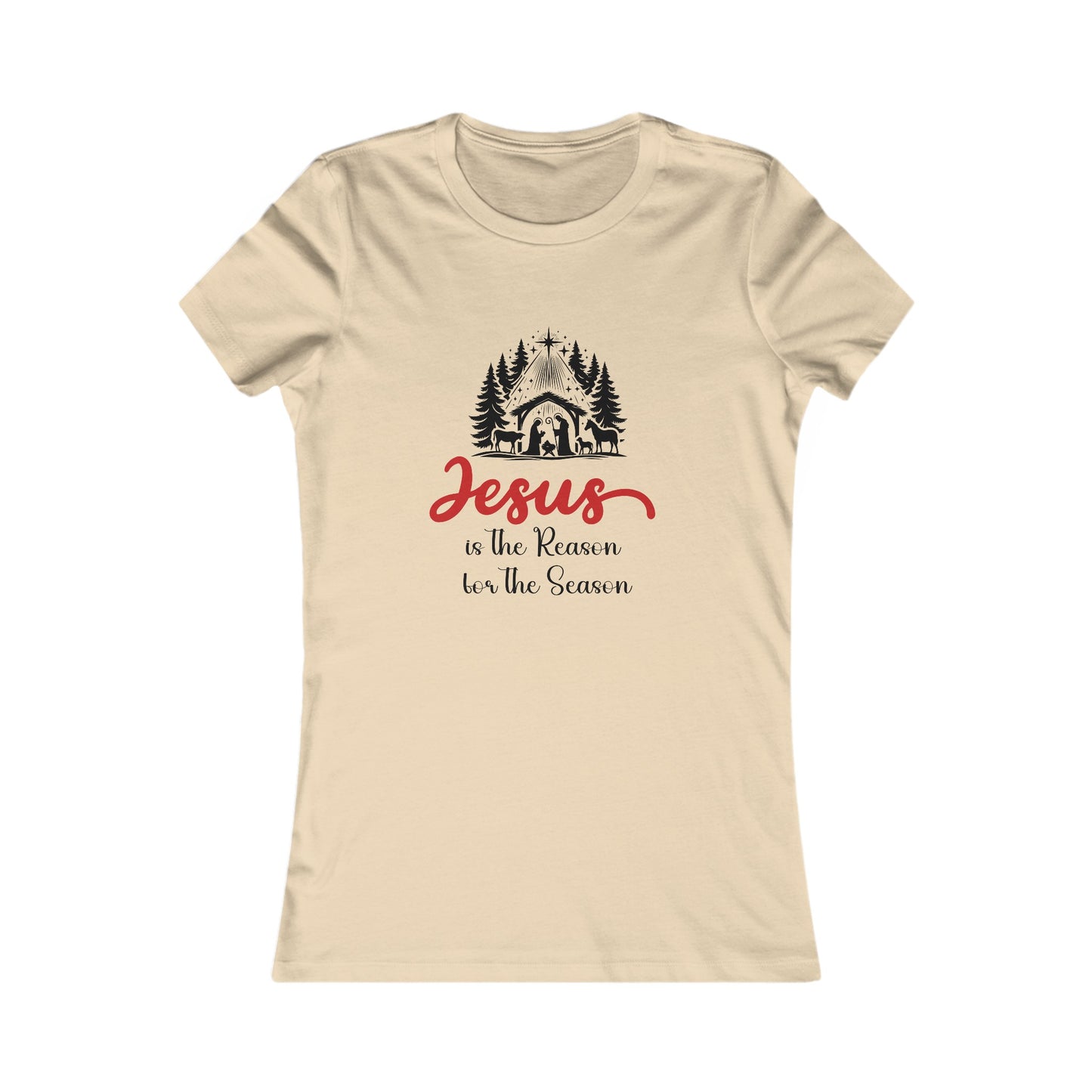 The Reason Women's Fitted Tshirt (Black Logo) - Sweet Baby Jeez Teez