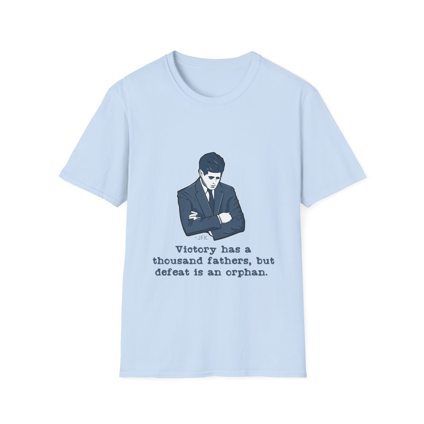 JFK Thousand Fathers Men's Tshirt (IW Blues Logo) - Sweet Baby Jeez Teez