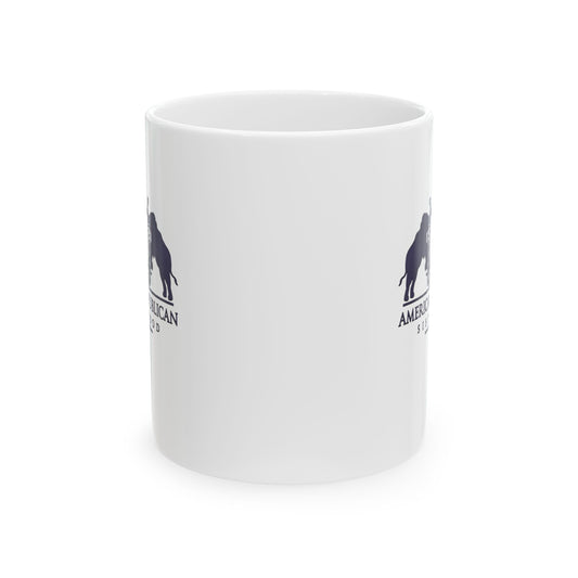 ARS Black Plum Logo Ceramic Mug, (11oz)