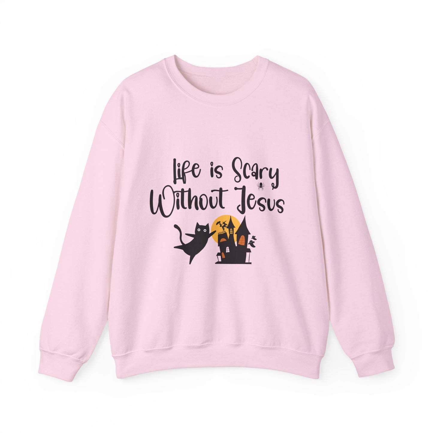 Life is Scary Women's Relaxed Sweatshirt - Sweet Baby Jeez Teez