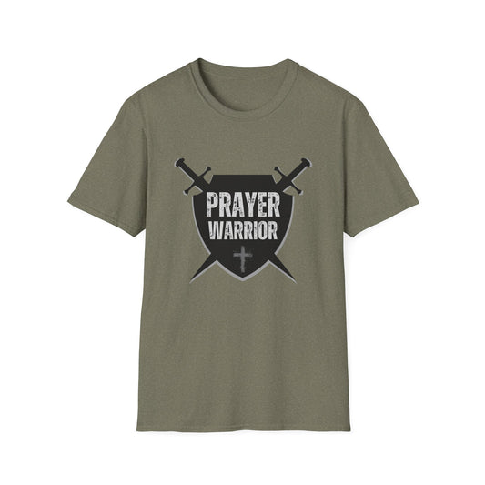 Prayer Warrior Shield Men's Tshirt
