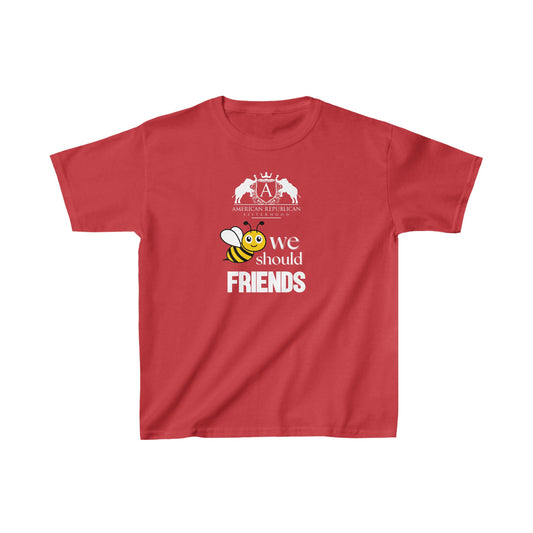 Bee Friends Girl's T-Shirt | Girl's Cartoon Tee | Sweet Baby Jeez Teez