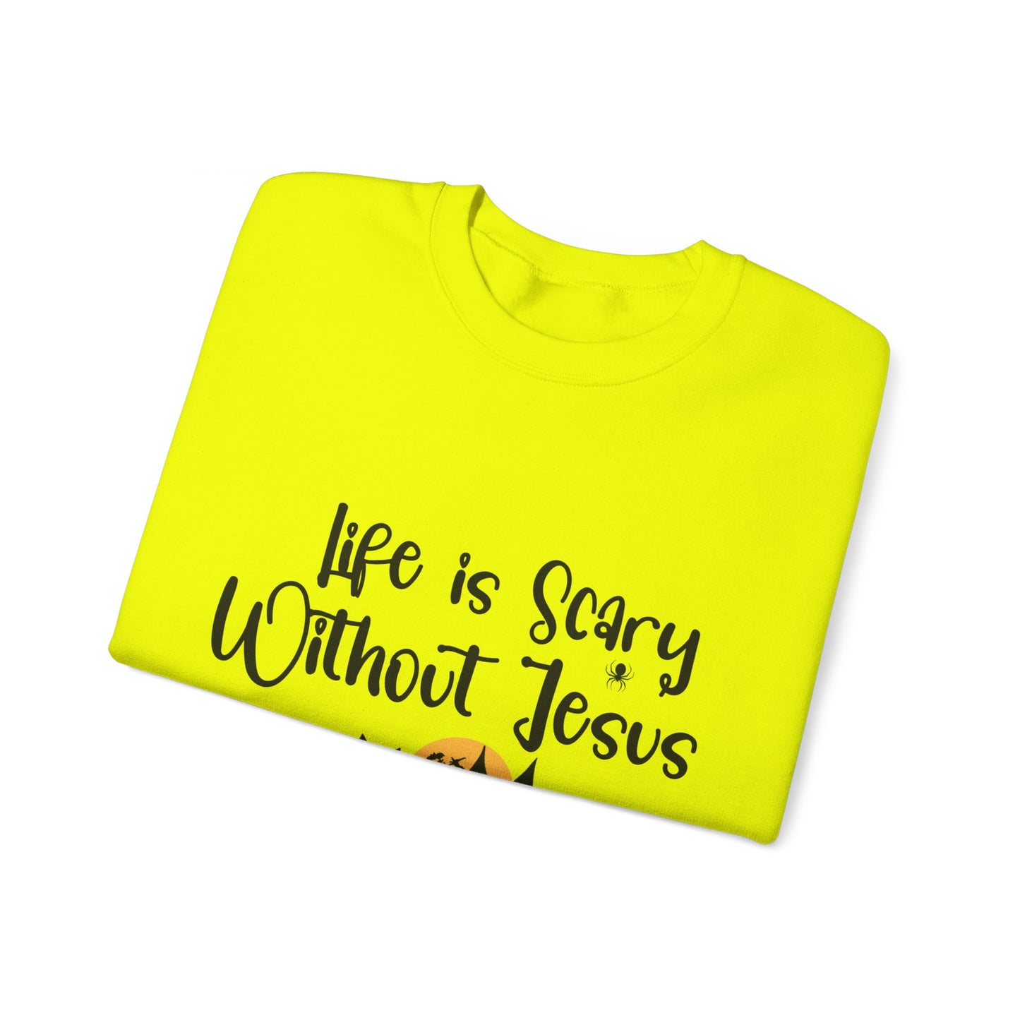 Life is Scary Women's Relaxed Sweatshirt - Sweet Baby Jeez Teez