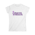 Purple Prayer Warrior Women's Semi-Fitted Tshirt