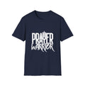 Prayer Warrior Men's Tshirt (White Logo)