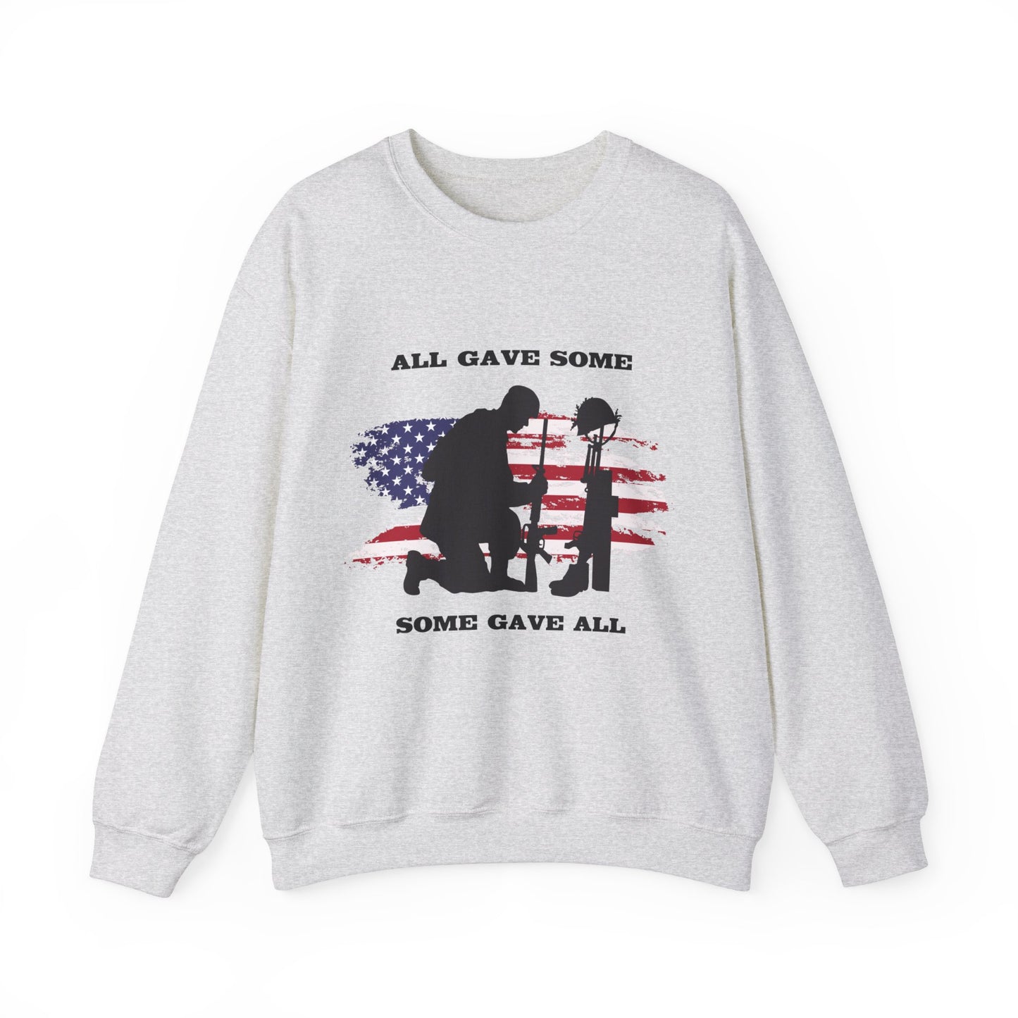 Some Gave All Women's Relaxed Sweatshirt (MM Black Logo) - Sweet Baby Jeez Teez