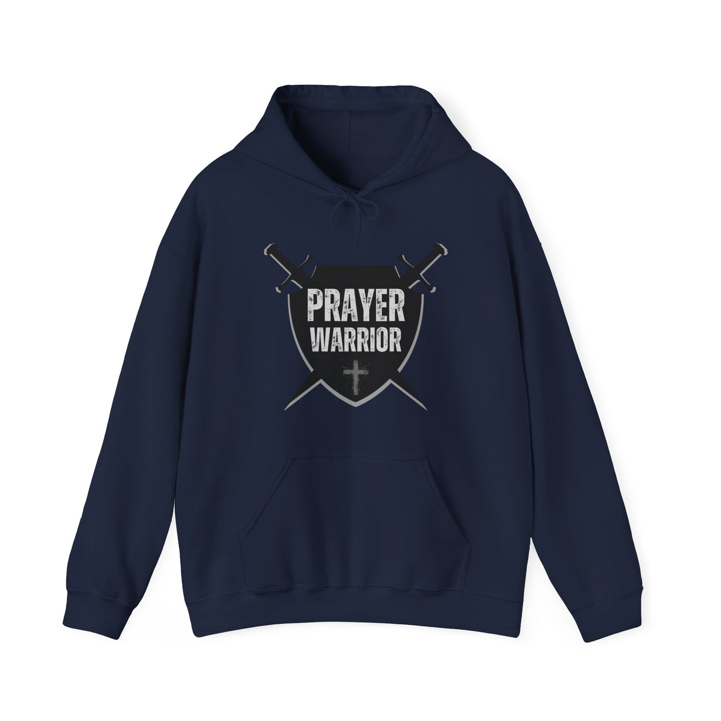 Prayer Warrior Shield Men's Hoodie